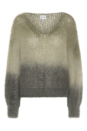 Milana Mohair Knit - Beige Ombre