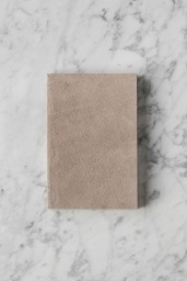 Suede Notebook Small Nude