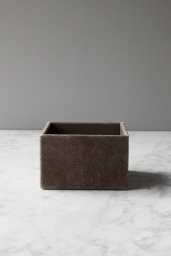Suede Box Liten Grå