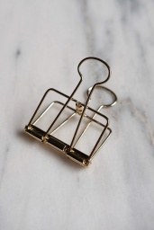 Binder Clips Guld