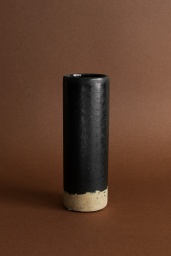 Vase Slim High Black
