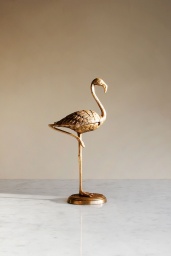 Brass Flamingo Box
