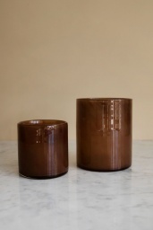 Candle Holder Brown Petit