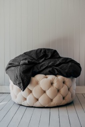 Påslakan Linne Carbon