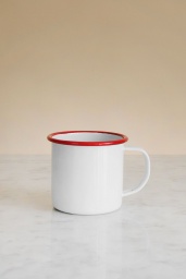 Kaffemugg Emalj Röd