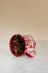 Kaffemugg Splatter Burgundy