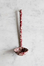Soppslev Splatter Burgundy