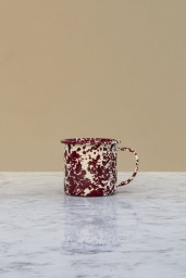 Kaffemugg Splatter Burgundy