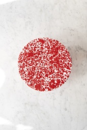 Tårtfat Splatter Red