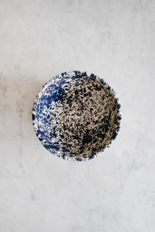 Serveringsskål Splatter Navy