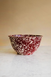 Serveringsskål Splatter Burgundy