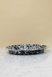 Serveringsfat Splatter Black Large