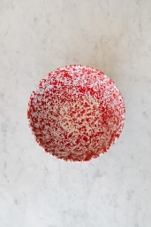 Serveringsskål Splatter Röd