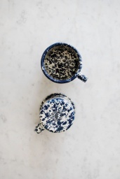 Kaffemugg Splatter Navy