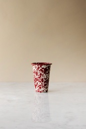 Tandborstmugg Splatter Burgundy