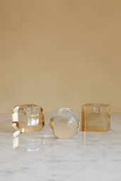 Ball Crystal Candle Holder