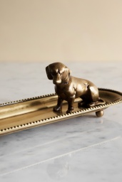 Gold Dog Tray