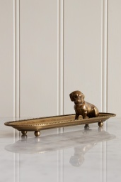 Gold Dog Tray