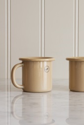 Enamel Cup Brown