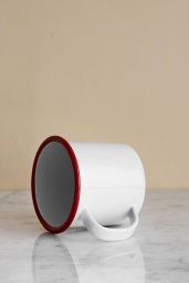 Kaffemugg Emalj Röd