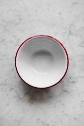 Frukostskål Emalj Röd