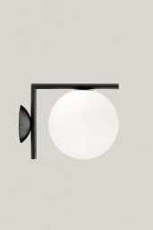 FLOS Ceiling/Wall IC Light Outdoor S Black