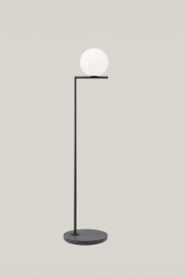 FLOS Floor IC Light F1 Outdoor Black / Black Lava