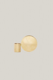 Fundament Candle Holder Brass No.1