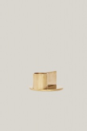 Fundament Candle Holder Brass No.2