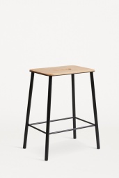 Frama Studio Stool Svart/Ek