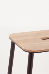 Frama Studio Stool Svart/Ek