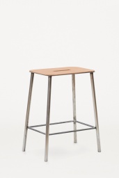 Frama Studio Stool Raw/Läder natur