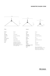 Cone Shade Brass Large