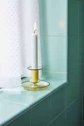 Flare Candleholder Yellow