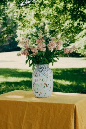 Splash Vase White dot