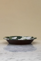 Swirl Bowl Green Splash