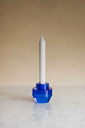 Mechanics Cobalt Candle Holder
