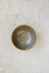 Rustic Salad Bowl Green/Grey
