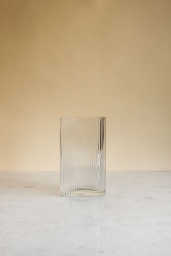 Ribbed Glas Vase S