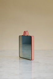 Ruban Mirror Square Orange stripe