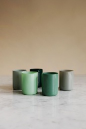 Spot Votive Set om 5 Green