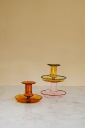 Flare Candleholder Yellow