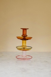 Flare Candleholder Yellow
