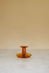 Flare Candleholder Amber