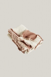 Crinkle Stripe Plaid Cappuccino