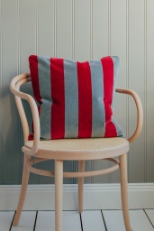 Soft Stripe Cushion 50x50 Fuchsia