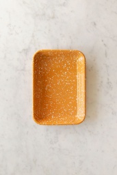 Ugnsform Enamel Tray Speckle Mustard