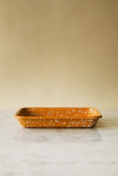 Ugnsform Enamel Tray Speckle Mustard
