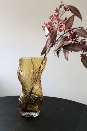 Ostrea Rock Vase Amber