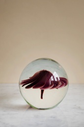 Glass Flower Ball L